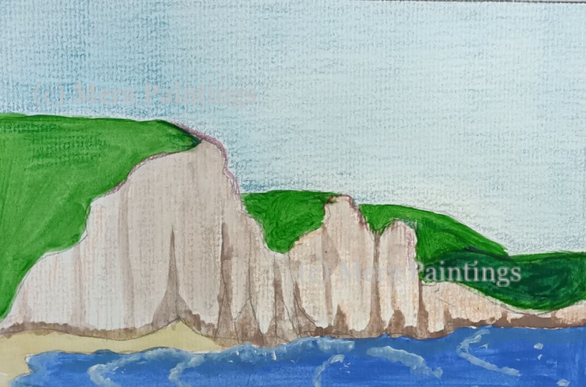 seven sisters...chalk sea cliffs..East sussex