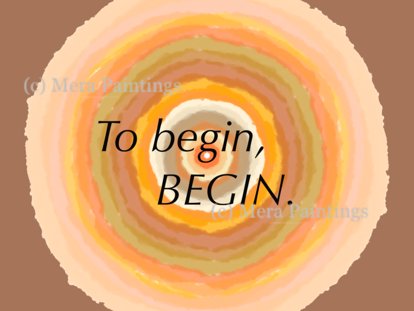 To Begin,begin