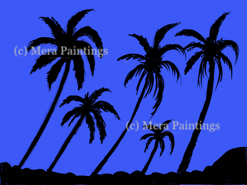 coconut trees