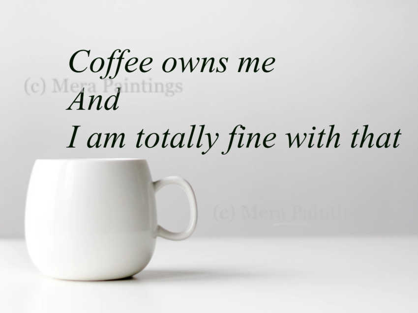 coffee vs me