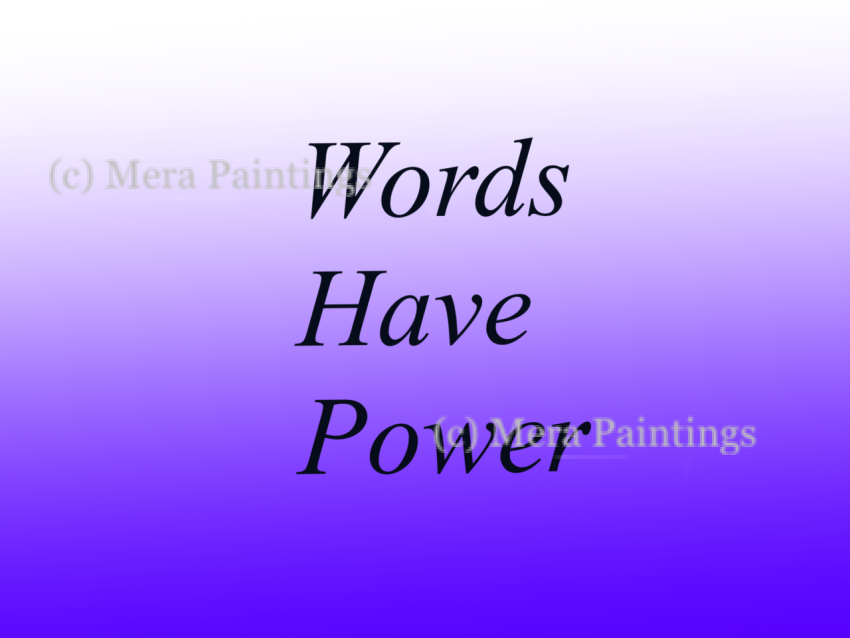 Power of words