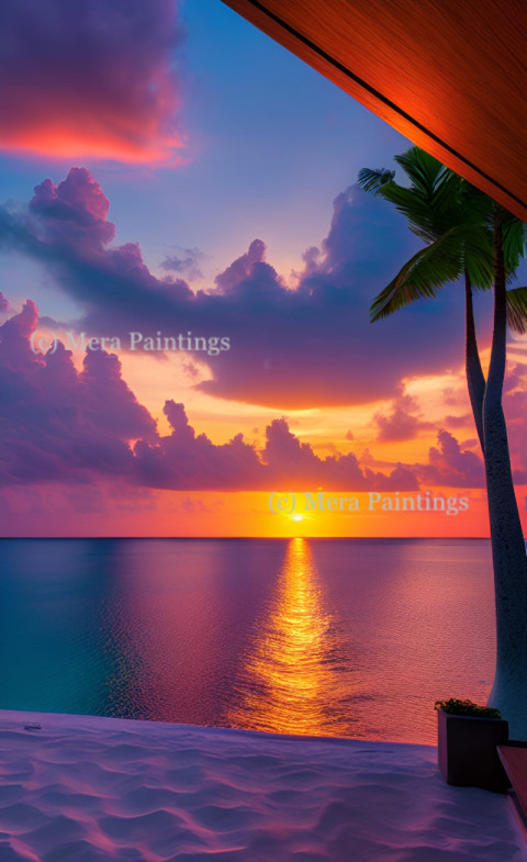 SUNSET VIEW,MALDIVES