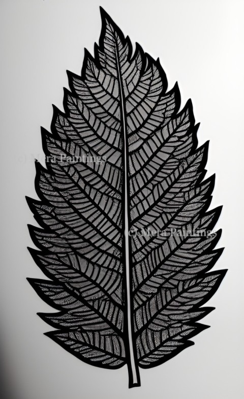 leaf painting