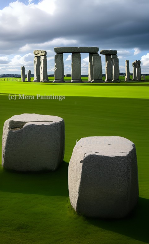 stone circle in Wiltshire,England