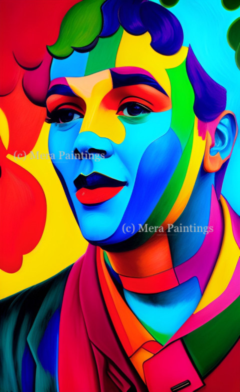 colourful portrait
