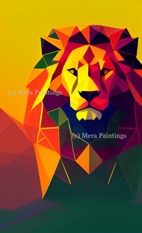 LION PAINTING