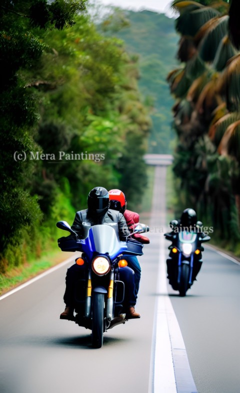 bikers enjoying the ride