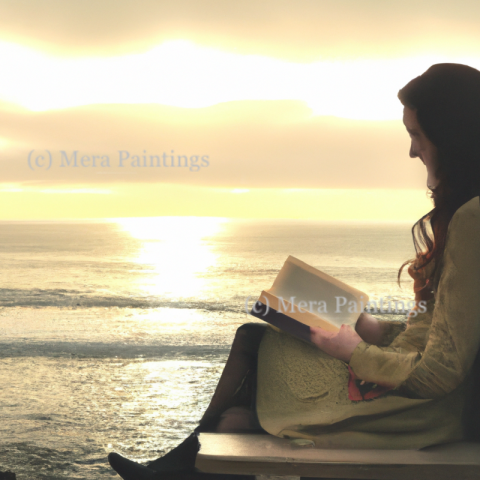 Girl with book