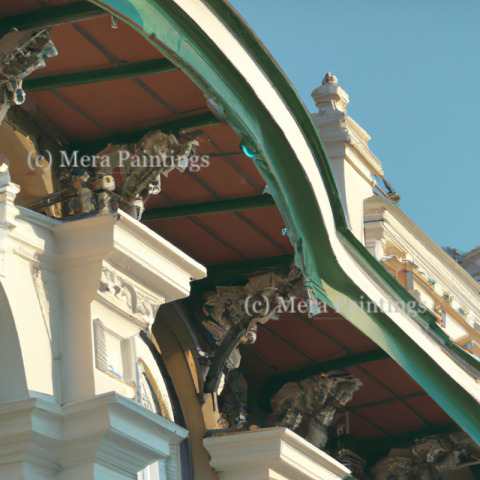 Temple top closeup