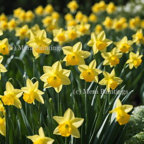 YELLOW TRUMPETS OF SPRING