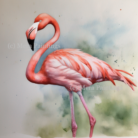 Stand tall and be unique, like a flamingo