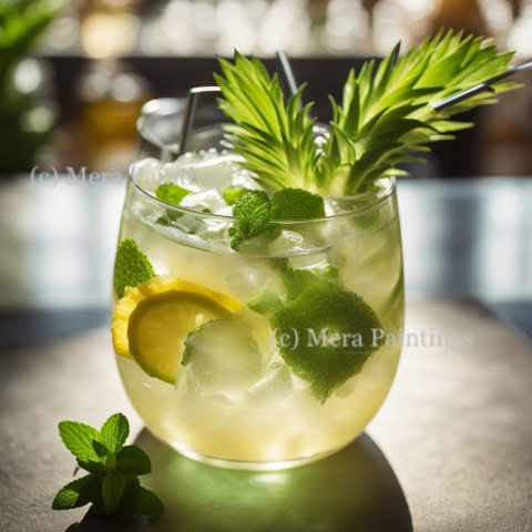 Pineapple mojito