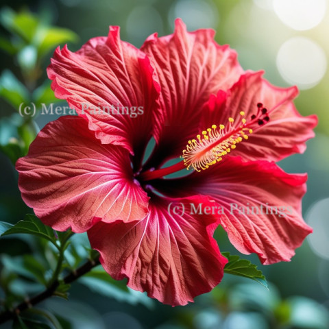 Red hibiscus