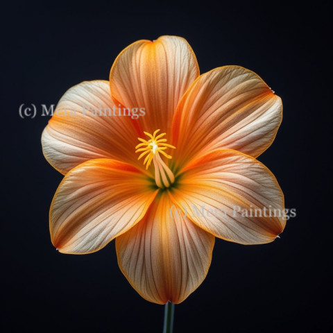 An orange flower