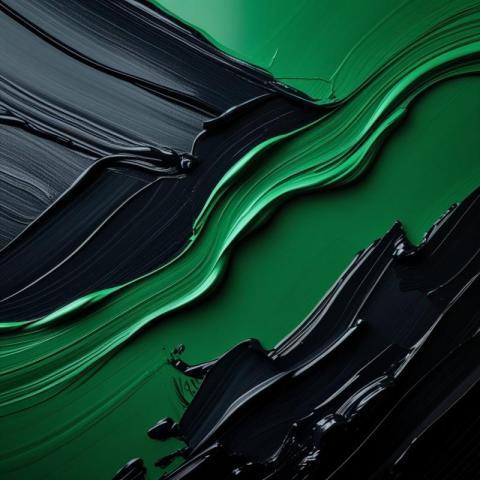 Green and black background