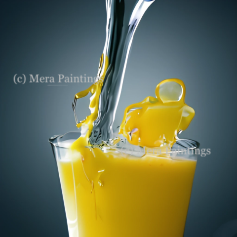 refreshing orange juice