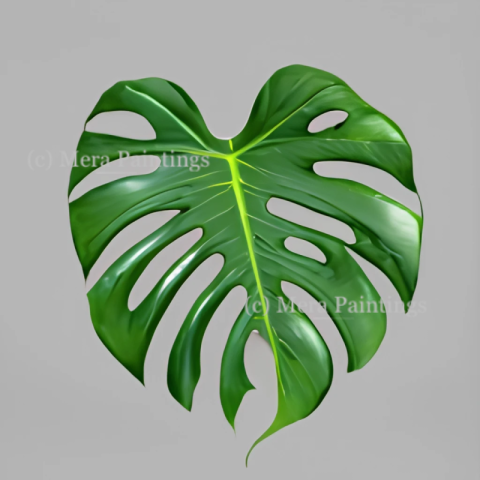 Monstera leaf