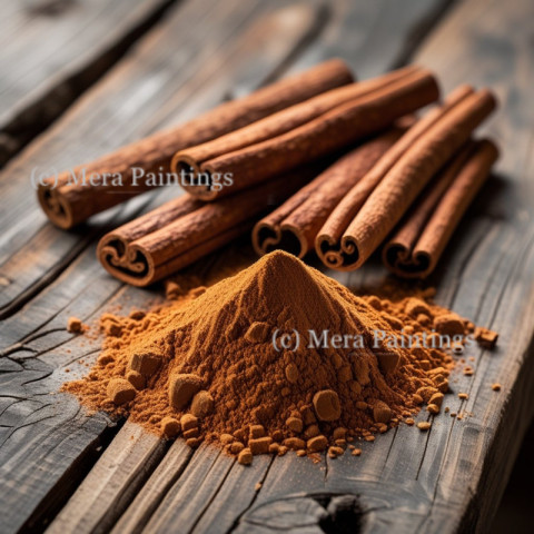 Cinnamon sticks and Cinnamon powder