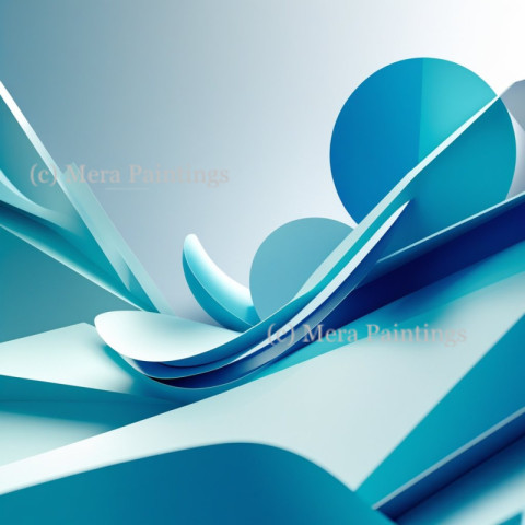 Abstract square shapes background