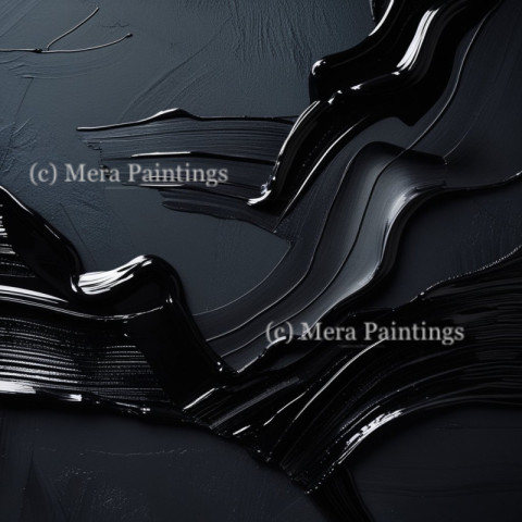 Abstract painted black background