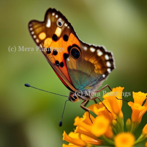Sipping nectar, spreading beauty