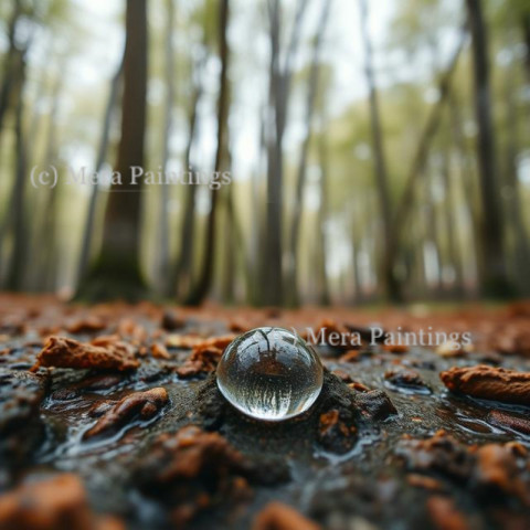 Nature's mirror, showing the beauty of the trees