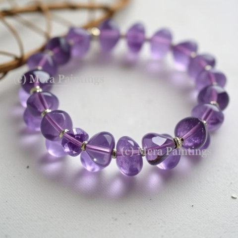 Amethyst: The stone of peace, love, and intuition.