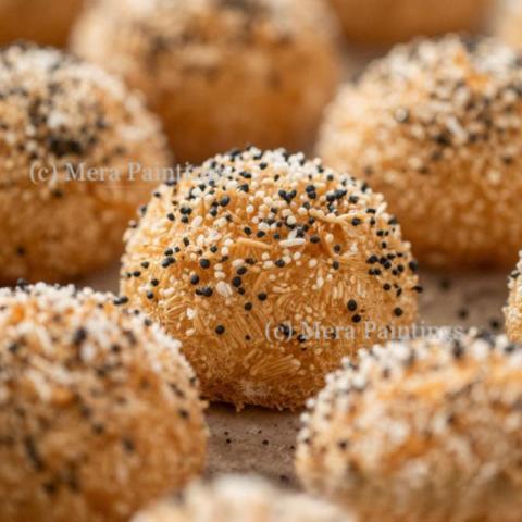 Buchi or Sticky Rice Sesame Ball