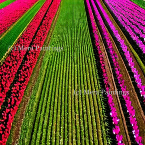 Tulip field,Netherlands
