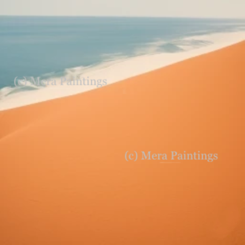 Dune and Sea painting