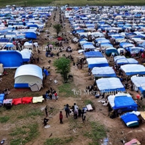 refugee camp