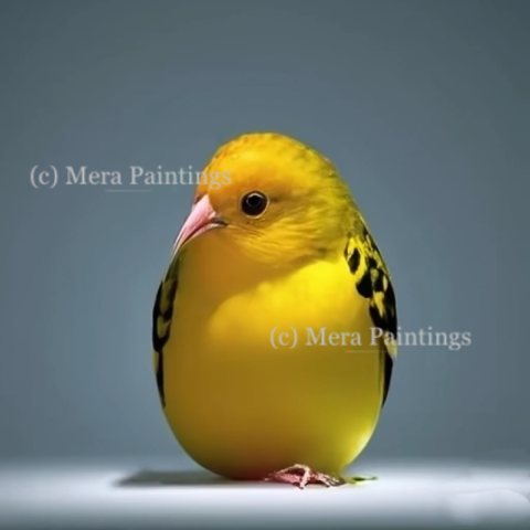 Yellow coloured bird
