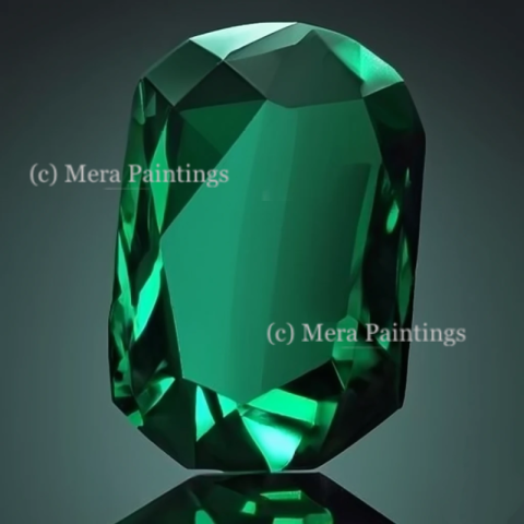 Green gemstone