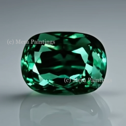 Green gemstone