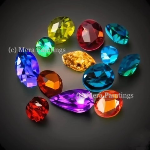 Assorted gem stones