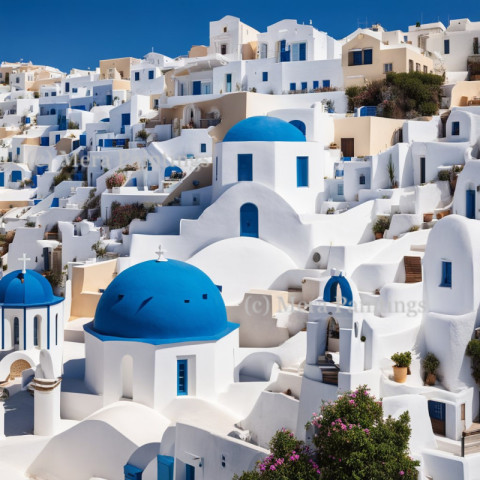 Santorini Is Absolutely Blue-tiful