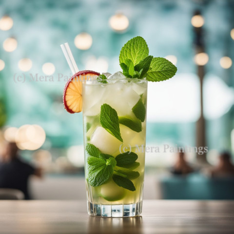 Lychee mojito