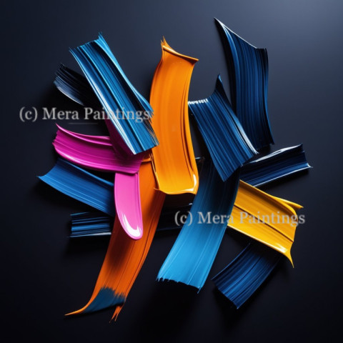 Black background