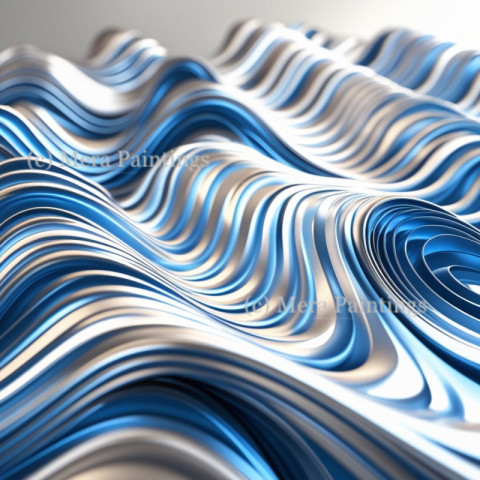 Abstract 3d wave stripe pattern background