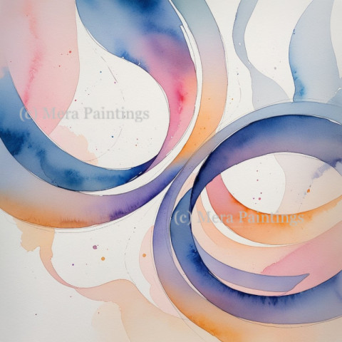 Infinite Loops Abstract Design
