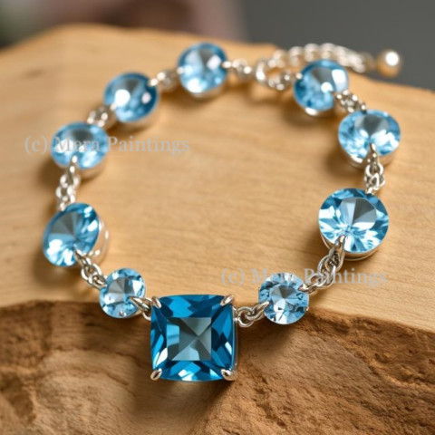 Blue Topaz Bracelet