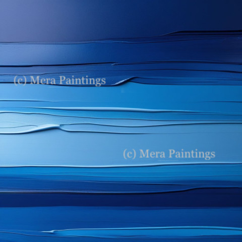 Abstract painted blue art background