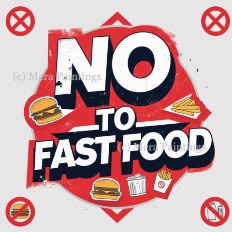 Say no to fast food