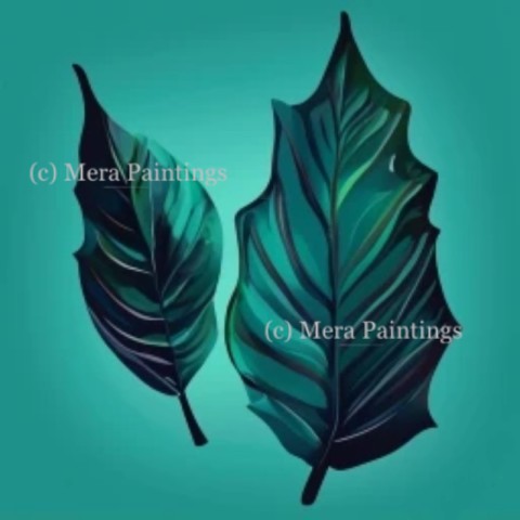 LEAF PAINTING