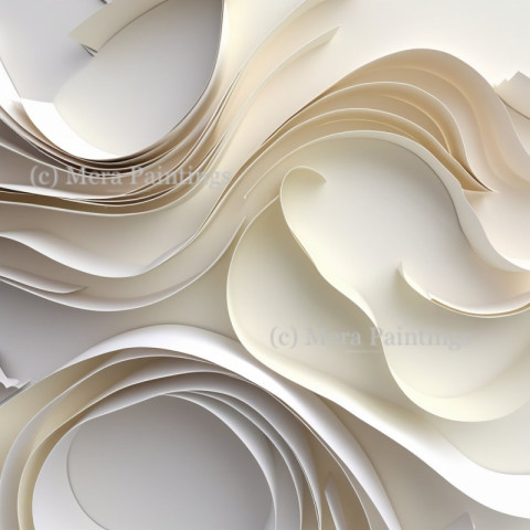 abstract background / paper cut shapes