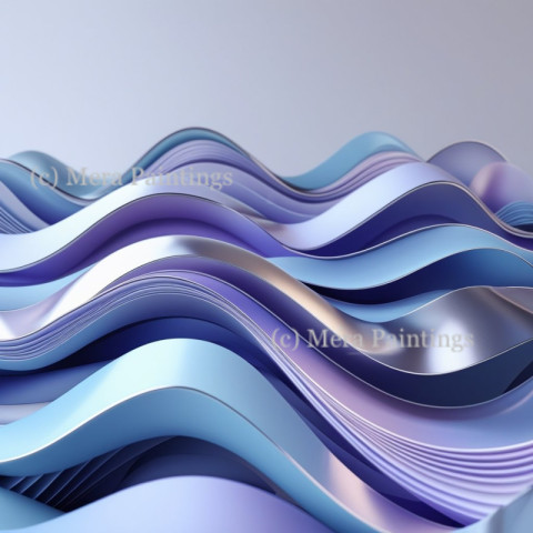 3D design abstract wave pattern