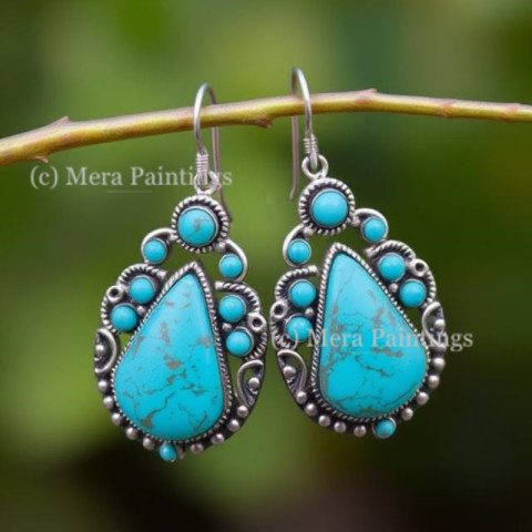 Turquoise ear rings