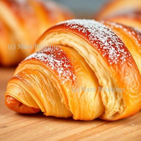 Morning essentials: Coffee and Croissants