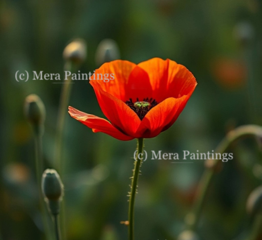 In poppy paradise
