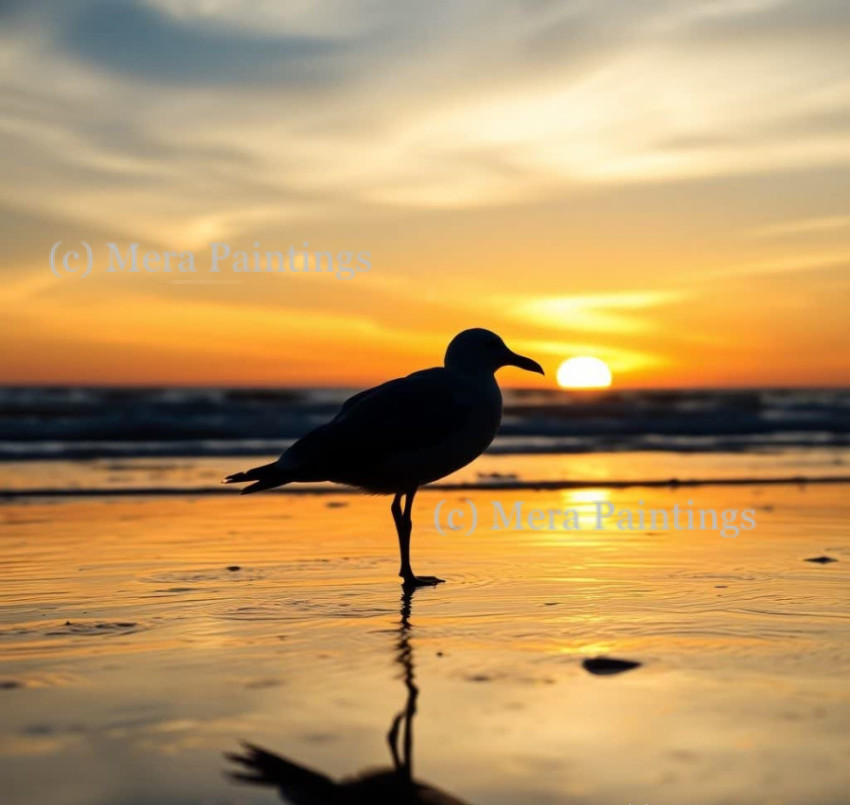 Tiny footprints on the sand,.....